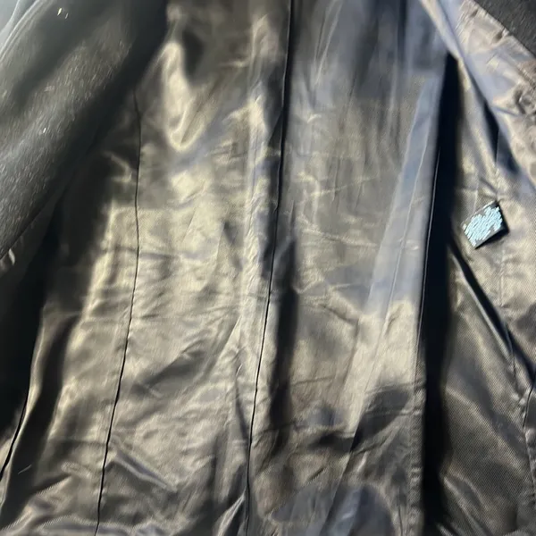 Kenneth Cole Reaction black Cashmere wool blend coat New! - Image 10