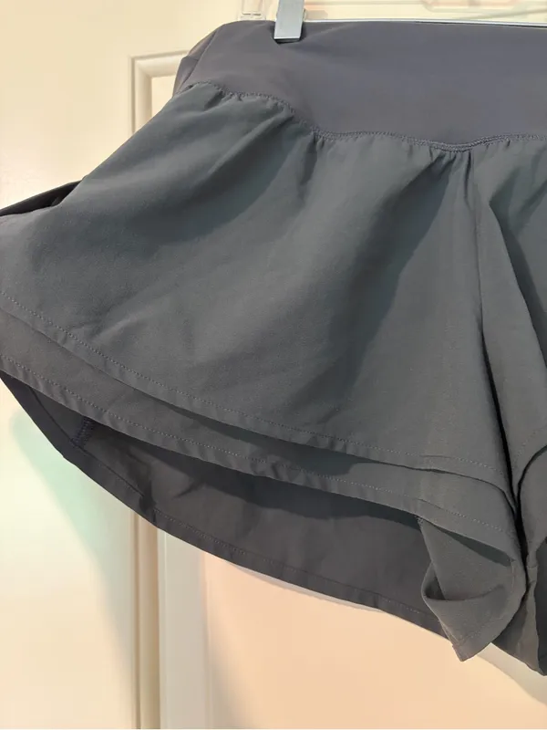 Calia Dark Gray Ruffle Athletic Shorts Size S - Image 5