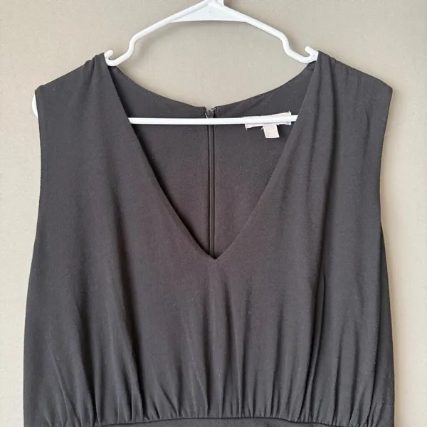 Chelsea28 XL Black Sleeveless Ruched Bodycon Mini Dress LBD Nordstrom‎ Formal - Image 2