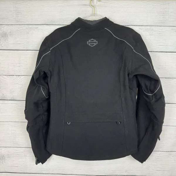 Harley-Davidson‎ Womens FXRG Padded Riding Jacket Black Medium 98366-05VW Biker - Image 14