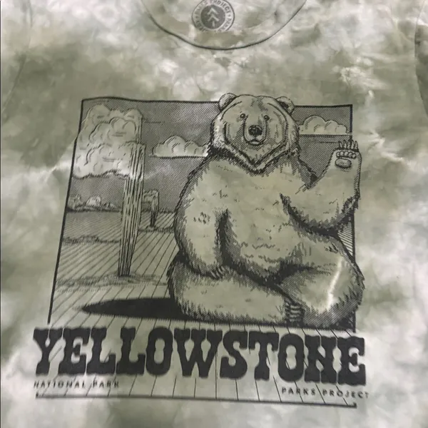 Parks Project Yellowstone Tie Dye Tee Small - Image 2