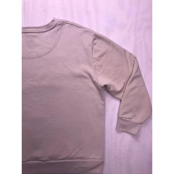 State of Mine Merry Plaid Graphic‎ Sweatshirt Womens XL Tan Christmas Pullover - Image 12