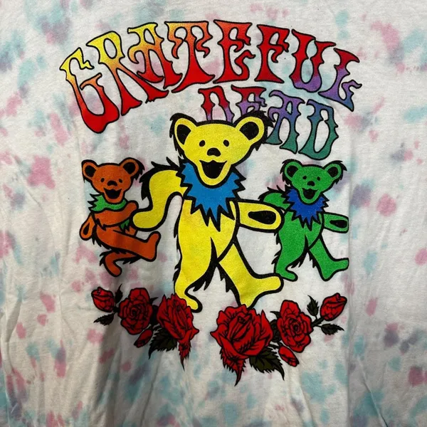Grateful Dead Dancing Bears Women’s Rock tie dye 3X - Image 2