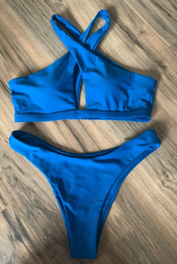SheIn cross neck swimsuit - Image 2