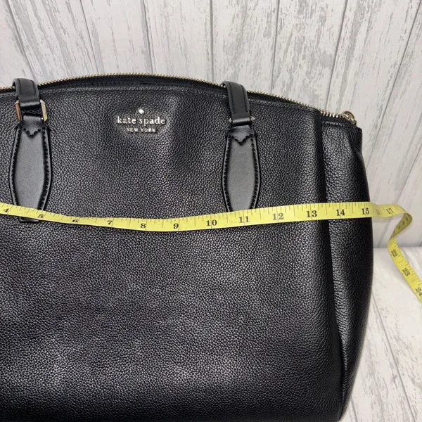 Women’s Kate Spade Monet Large Triple Tote Black Flawed - Image 11