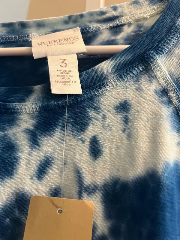 Chicos tie dye thin sweatshirt  - Image 2