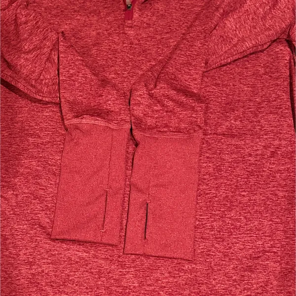 Nike Running Womens Dri-FIT Element Half Zip Pullover Red‎ Heather Medium - Image 6