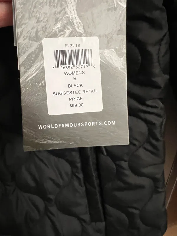 Pulse Black Quilted Winter Jacket - Image 12