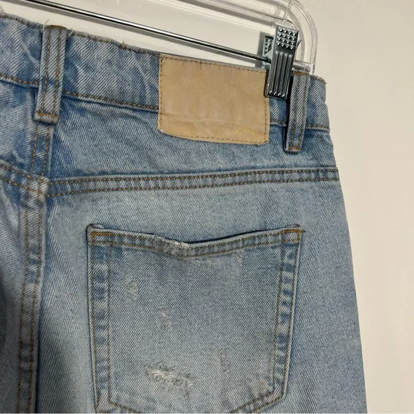 Zara High Waist‎ Ripped Jeans Size 6 Casual Streetwear Y2K Grunge Off-Duty - Image 6