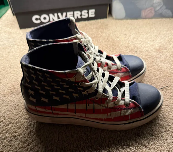 Heelys American Flag High Top Shoes - Image 4