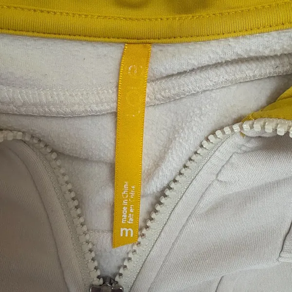 Lole Cream Zip-Up Hoodie‎ Size Medium EUC - Image 6