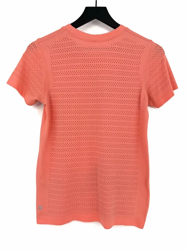 LULULEMON Breeze By Short Sleeve *Squad Light Coral M? - Image 4