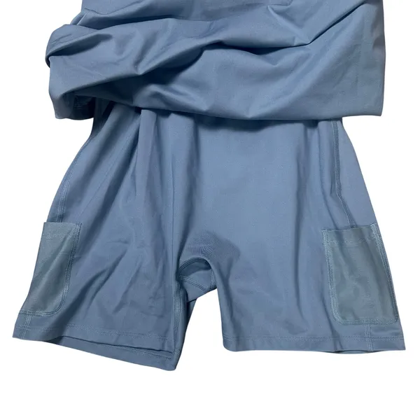 Girlfriend Collective Activewear Racerback Dress with Built in Shorts - Image 2