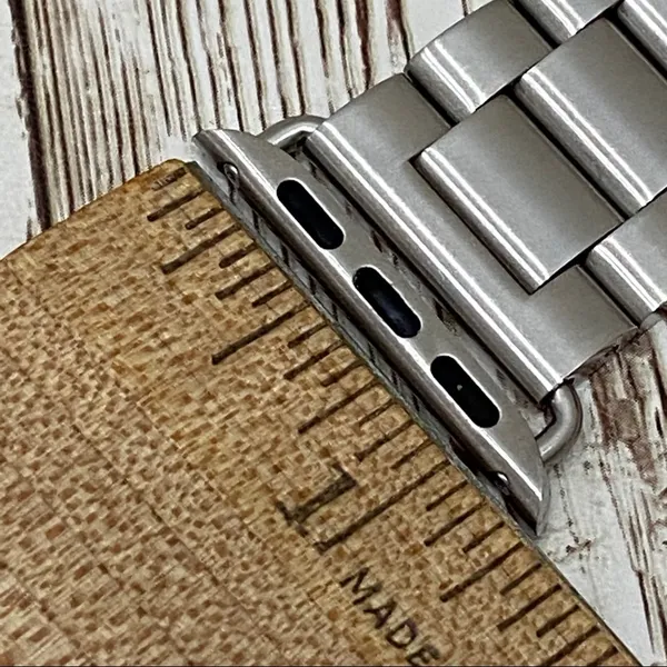 Libra Gemini Stainless Steel Apple Watchband - Image 6