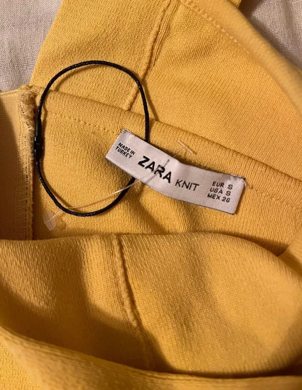 ZARA plunge knit top - Image 3