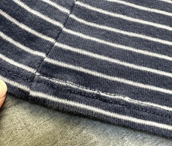 Lilla P Half Elbow Sleeve Boat Neck Striped Shirt Size Small - Image 5