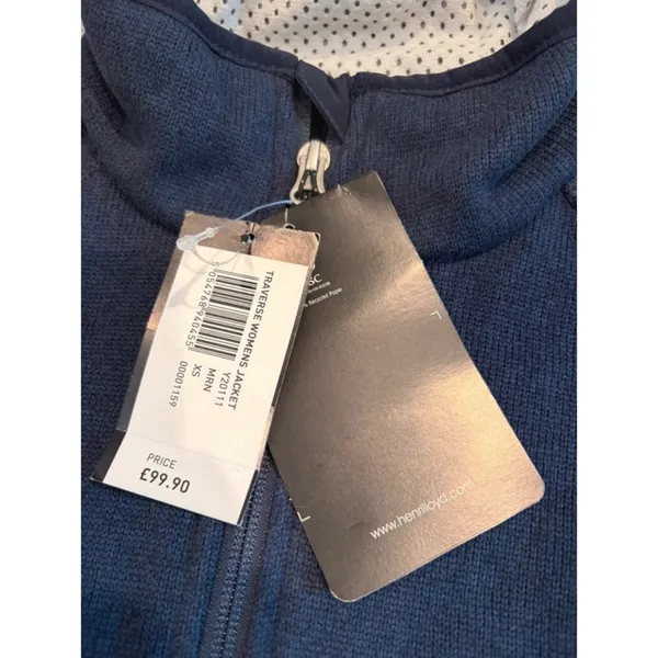 Henri Lloyd Traverse Womens Jacket Navy Blue Full Zip Knit Marine XS Y20111 - Image 8