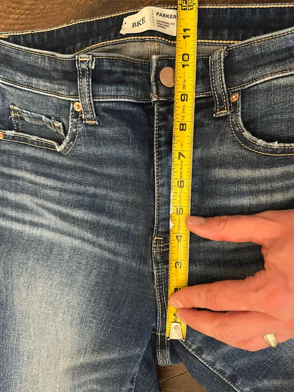 BKE Parker Womens 28x29 High Rise Skinny Jeans Dark Wash Denim - Image 3