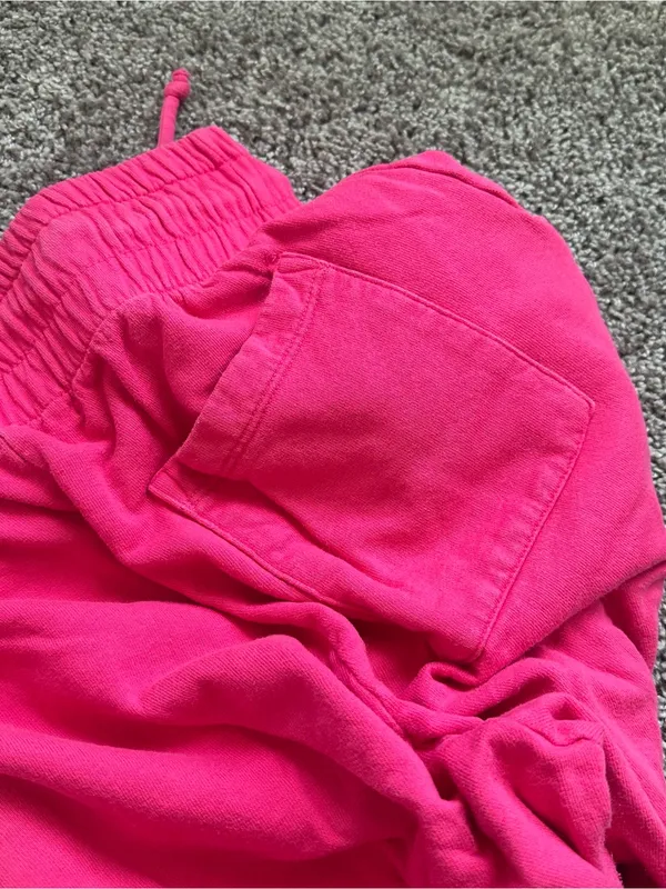 Frankie's Bikinis Hot Pink Jogger Sweatpants - Image 4