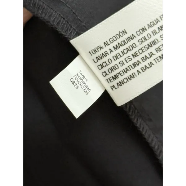 Universal Threads NWT Elbow Sleeve Poplin Mini Shirtdress Womens‎ Large Black - Image 6