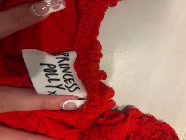Red Princess Polly mini dress - Image 2