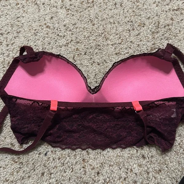 Pink VS Lace Bralette - Image 2