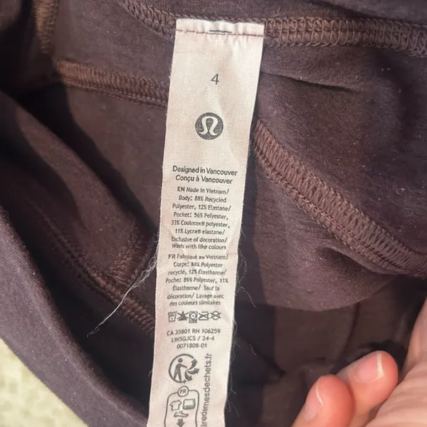 Lululemon Softy Suedey High-Rise Tight‎ 25" Size 4 - Image 7