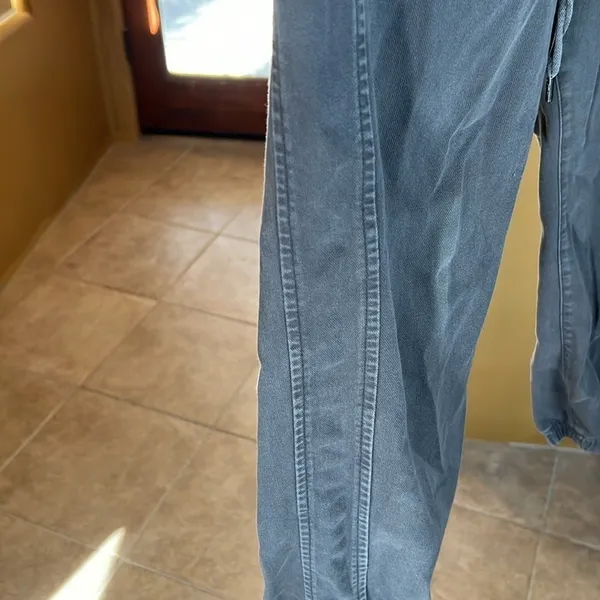 GAP Olive Green Tencel Blend Jogger Pants Medium Casual Drawstring Lounge - Image 5