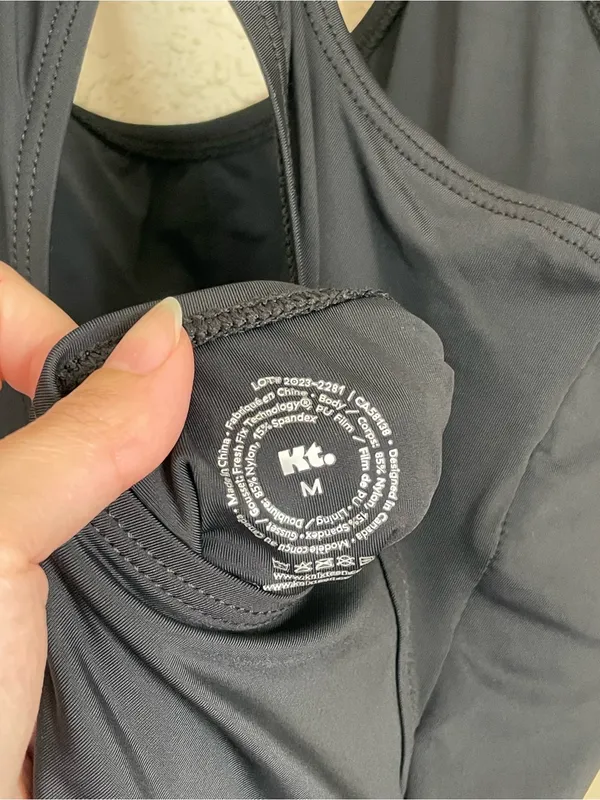 New Kt. By Knix Period Swim Sport One Piece Size M Black - Image 12