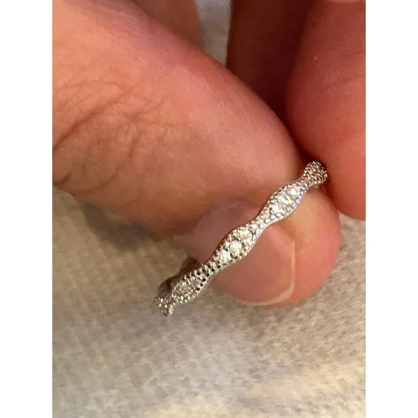 925 sterling silver ring band size 6.75 lot b32 - Image 4