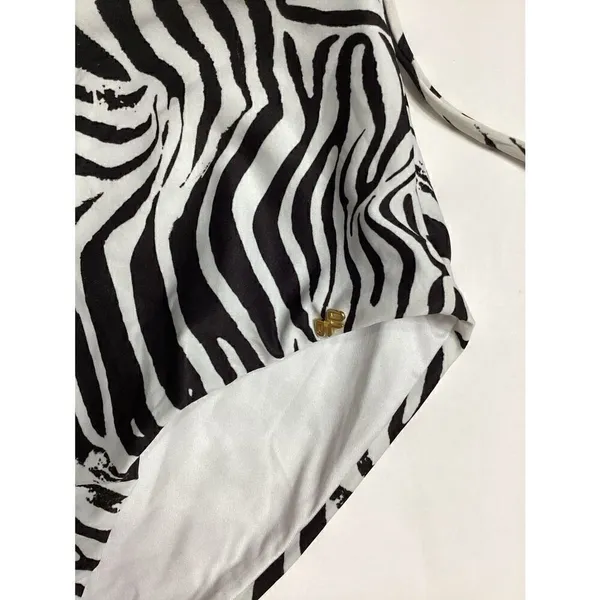 New. Pilyq beaded animal print swimsuit. - Image 11