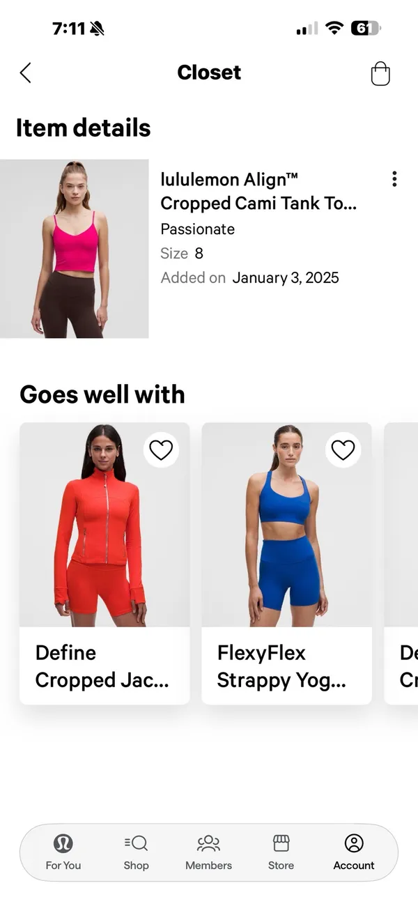 Lululemon Align Cami Tank - Image 2