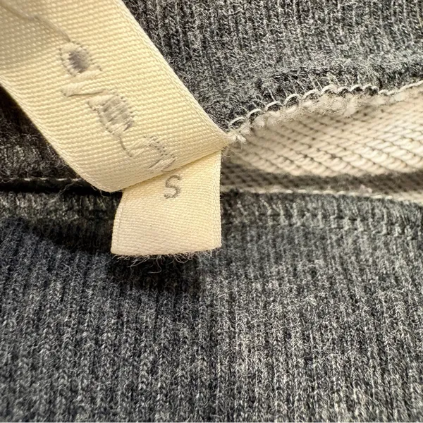 🌟NAP🌟 MOCK NECK SWEATSHIRT DRAWSTRING HEM GRAY SZ S - Image 9