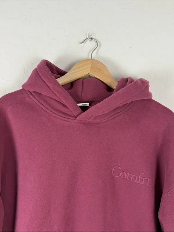 Comfrt Colors Berry Minimalist Hoodie - Image 4