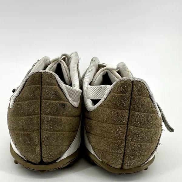 Vintage Diesel Moslette Sneakers Y2K Athletic Adjustable Strap Leather White 8.5 - Image 5
