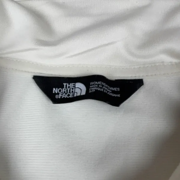 The North Face Pullover Womens Small White 1/4 Zip Mock Neck UP Global Network - Image 3