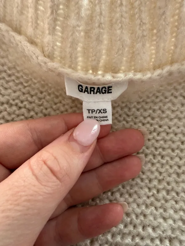 Garage Cropped Sweater - Image 2