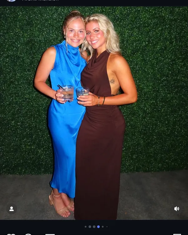 Brown ZARA Dress Maxi Open Back - Image 2