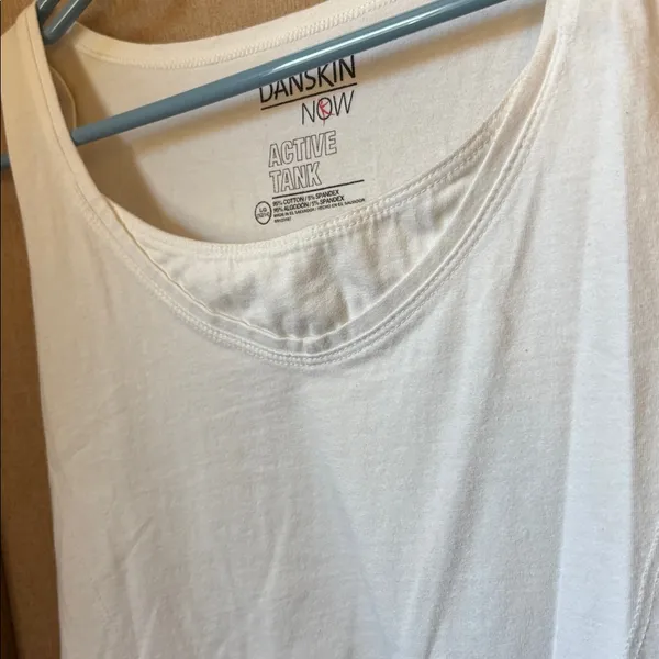 FINAL MARKDOWN Danskin Now Active White Tank Top Large - Image 2