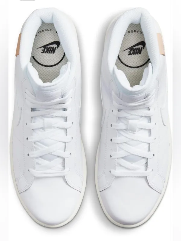 Nike Court Royale 2 Mid Triple White (Women's) size 9.5 - Image 2