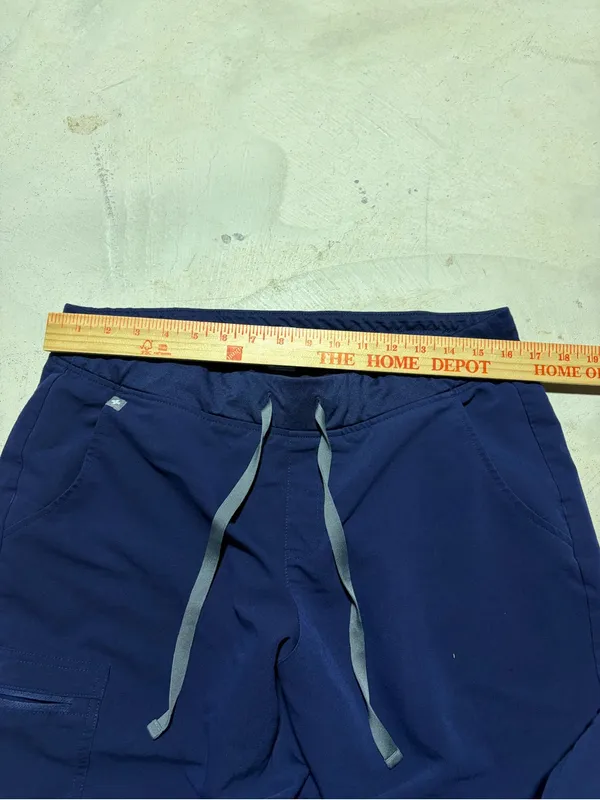 Figs Navy Blue Drawstring scrub Jogger Pants large - Image 4
