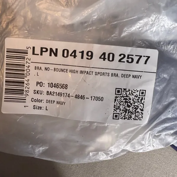 Fabletics Women’s No-Bounce High Impact Sports Bra, Deep Navy, L - Image 4
