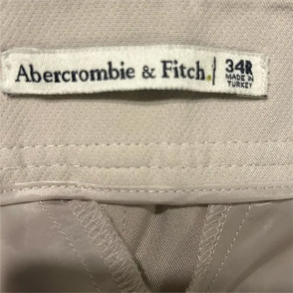 Abercrombie & Fitch Women's Size 18 Beige Chino Pants‎ Tapered Leg - Image 12