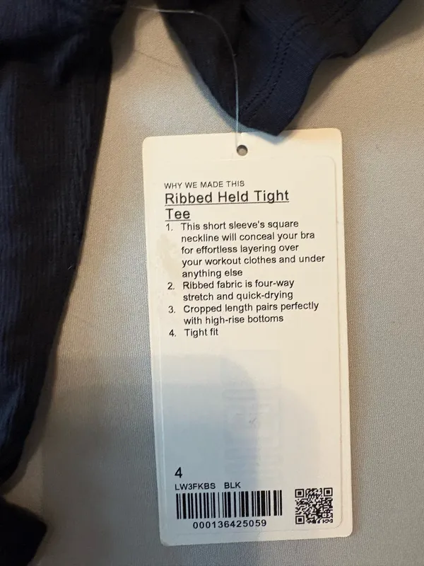 Lululemon ribbed held tight tee - Image 5