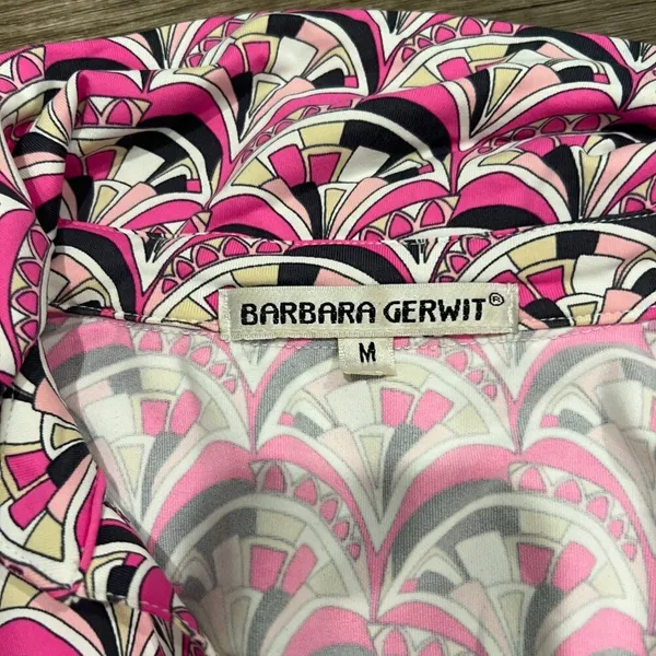 Barbara Gerwit medium‎ pink dress Black - Image 9