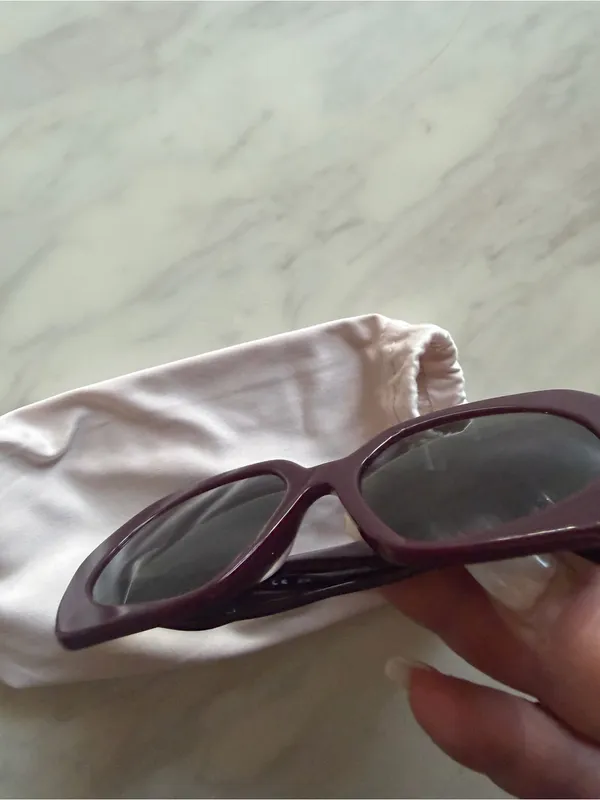 Tory Burch TY7195U Oversized Deep Purple Square Sunglasses 55-18-140 - Image 3