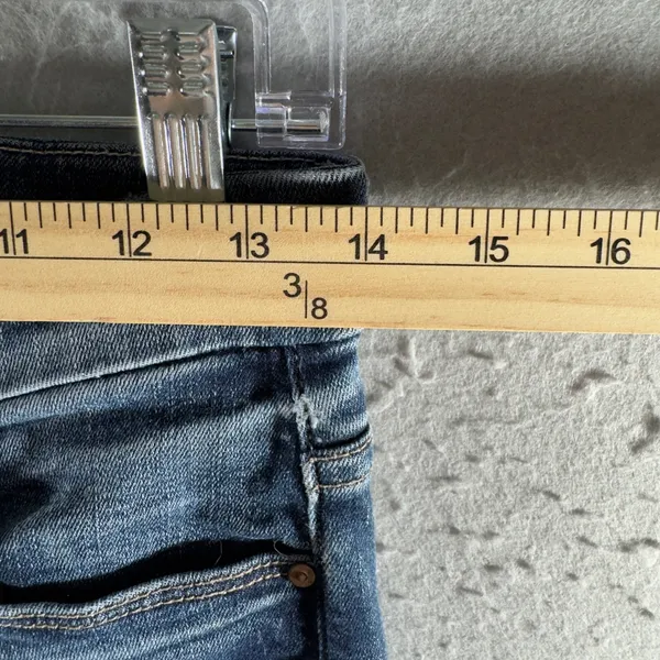1303 | Mother High Waisted Looker Crop Bake Sale Brawl Jeans Blue Womens 27 - Image 3
