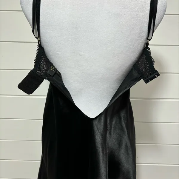 Thalia Sodi Black Cheetah Print Chemise Black&Brown Size‎ M - Image 6