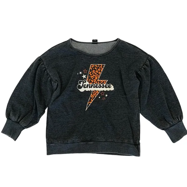 Ugapparel Sweater Medium Gray Tennessee Graphic Crewneck Unisex - Image 2