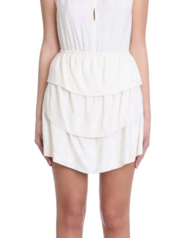 Iro Calcie ruffle hem dress size 36 - Image 3